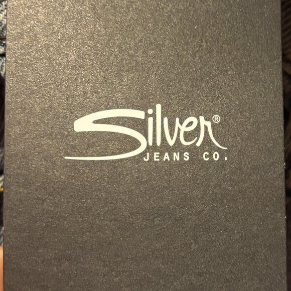 Silver Jeans Co. Maxi Jean Skirt w/ Back Slit High Rise W30 NWT - Picture 3 of 7